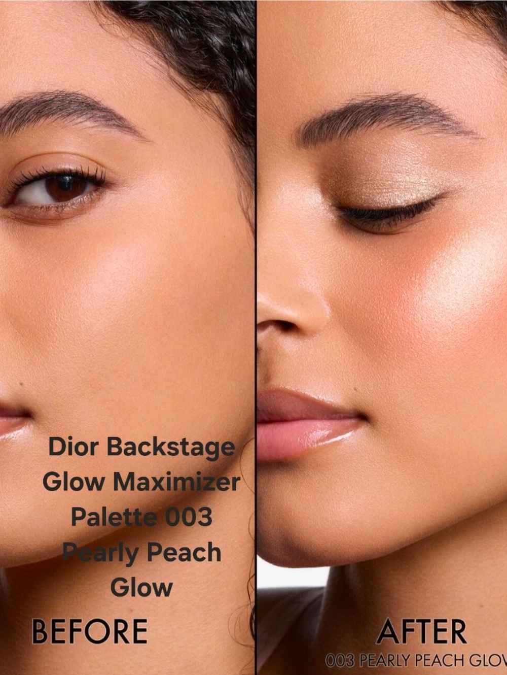 Dior Backstage Glow Maximizer Palette 003 Pearly Peach Glow. BNIB - Picture 2 of 8
